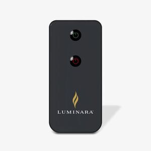 Luminara Real-Flame Effect Infrared Flameless LED Candle, Button Control - Black